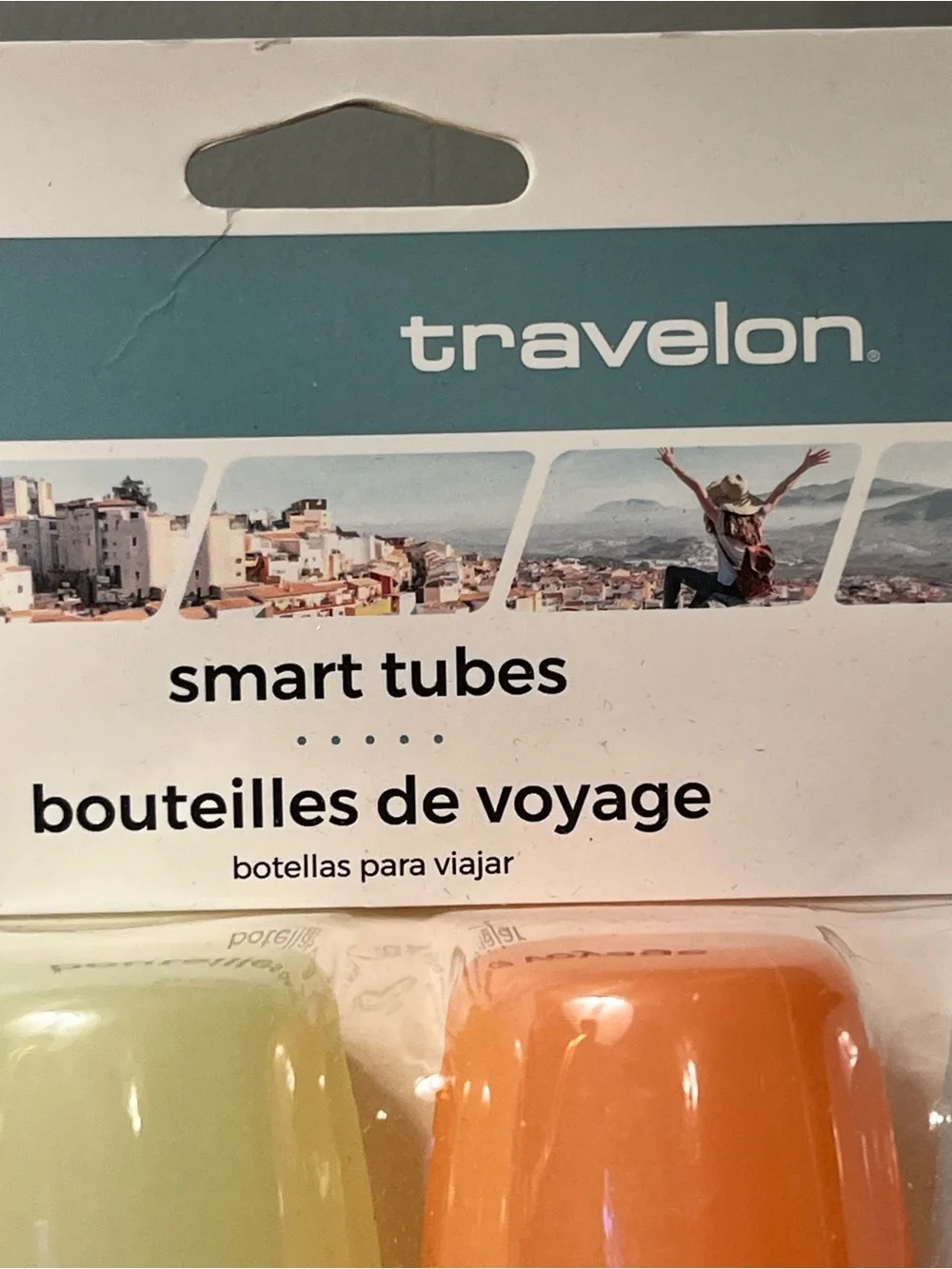 Travelon Travel Smart Tubes - Multi Color 3oz BPA Free (4 Pack)